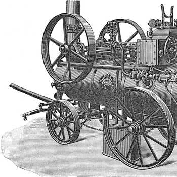 Pre Release: Steam Engine Lithograph Engrave