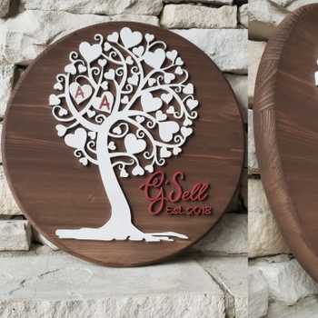 Wedding gift wood sign