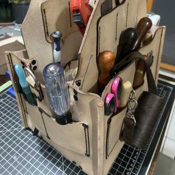 Leather Tool Tote