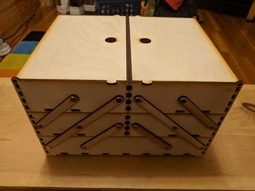 Cantilever sewing box - Made on a Glowforge - Glowforge Owners Forum