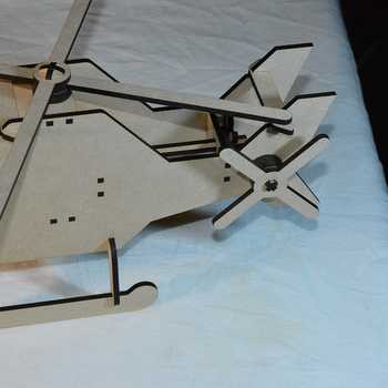 Toy Helicopter with moving blades
