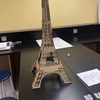 40” Tall 3D Eiffel Tower for Homecoming dance