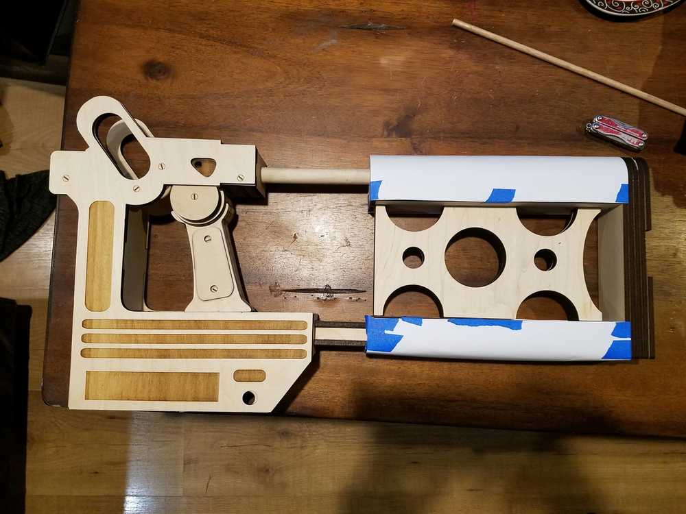 Homemade Cosplay Rifle Cosplay gun | Glowforge
