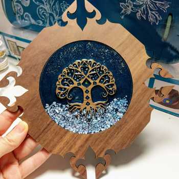 Latest Resin Work - and, yes, I <3 Trees