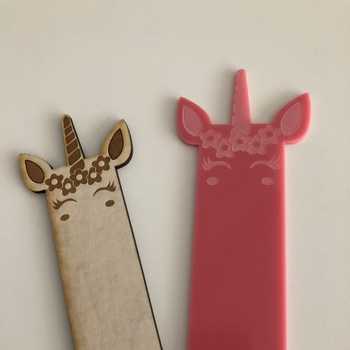 Wood and Acrylic Bookmarks